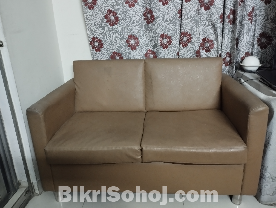2 seater leather sofa
